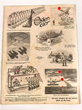 Der Adler "Zwischenspiel in Afrika" Heft Nr. 7 vom 31. März 1942 