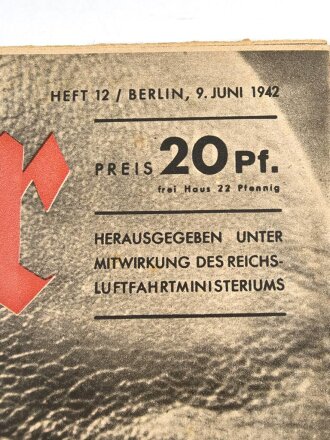 Der Adler "Für den Höhenflug gerüstet" Heft Nr. 12 vom 9. Junil 1942 