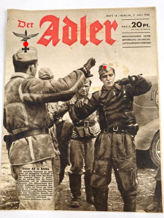 Der Adler "Unser Aß in Afrika" Heft Nr. 14 vom 7. Juli 1942 