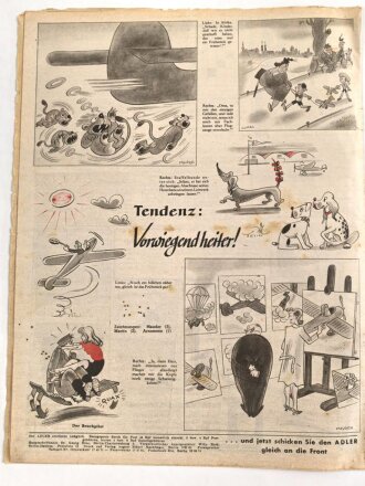 Der Adler "Condor kontrolliert das Meer" Heft Nr. 17 vom 18. August 1942 