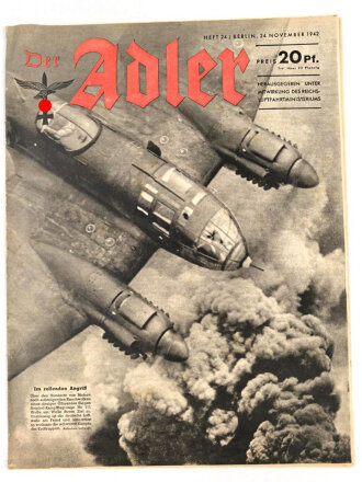 Der Adler "Im rollenden Angriff" Heft Nr. 24  vom 24. November 1942 