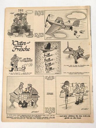 Der Adler "Im rollenden Angriff" Heft Nr. 24  vom 24. November 1942 