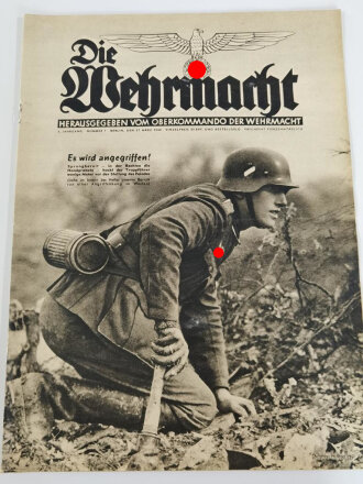 Die Wehrmacht "Es wird angegriffen!", Heft Nr. 7 vom 27. März 1940