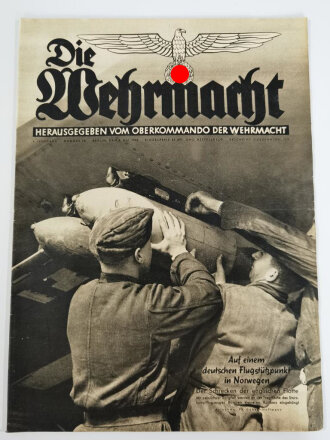 Die Wehrmacht "Auf einem deutschen Flugstützpunkt in Norwegen", Heft Nr. 10 vom 8. Mai 1940