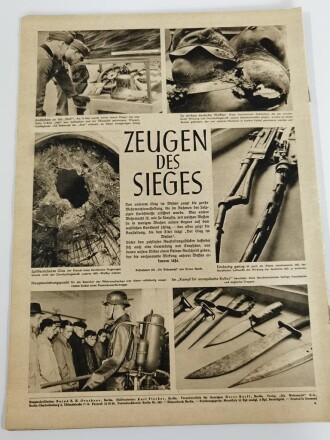 Die Wehrmacht "Luftalarm in London - Deutsche Flieger kommen!", Heft 19 vom 11. September 1940