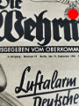 Die Wehrmacht "Luftalarm in London - Deutsche Flieger kommen!", Heft 19 vom 11. September 1940