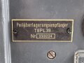 Kriegsmarine Peilüberlagerungsempfänger T8PL39 "Martin" Überlackiert, Funktion nicht geprüft.