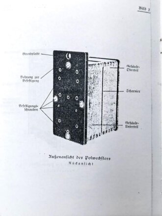 REPRODUKTION H.Dv. 95/19 "Polwechsler und Doppelpolwechsler", ca. 31 Seiten, DIN A5