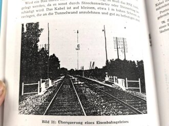 REPRODUKTION L.Dv. 703/li "Luftnachrichtentruppe, Teil 1 Truppenmäßige Nachrichtenanlagen - Heft i Feldfernkabelbau, ca. 80 Seiten, DIN A5