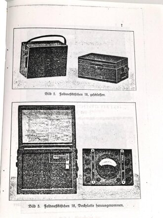 REPRODUKTION H.Dv. 95/21 "Das Feldmeßkästchen 18", 36 Seiten, DIN A6