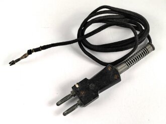 Stecker zum Überbrückungszusatz für Trägerfrequenzverbindungen der Wehrmacht