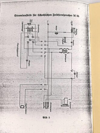 REPRODUKTION D792 "Merkblatt für die Bedienung des tschech. Feldfernsprechers Modell 35", 8 Seiten, DIN A5