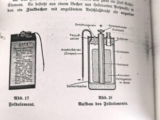 REPRODUKTION L.Dv. 702/1 "Luftnachrichtentruppe, Teil 1 Gerätebeschreibung - Heft 2 Der Feldfernsprecher 33 mit Feldelement, Kopffernhörer und SB-Zusatz", 52 Seiten, DIN A5