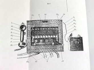 REPRODUKTION H.Dv. 95/27 "Der Klappenschrank zu 10 Leitungen", 23 Seiten und Abbildungen, DIN A6