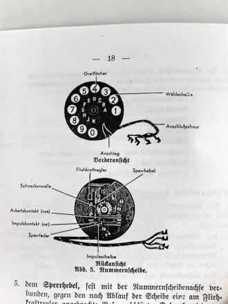 REPRODUKTION L.Dv. 702/1 "Luftnachrichtentruppe, Teil 1 Gerätebeschreibung - Heft 18 Der Amtszusatz zum großen Feldklappenschrank", 29 Seiten, DIN A5