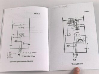 REPRODUKTION L.Dv. 702/1 "Luftnachrichtentruppe, Teil 1 Gerätebeschreibung - Heft 18 Der Amtszusatz zum großen Feldklappenschrank", 29 Seiten, DIN A5