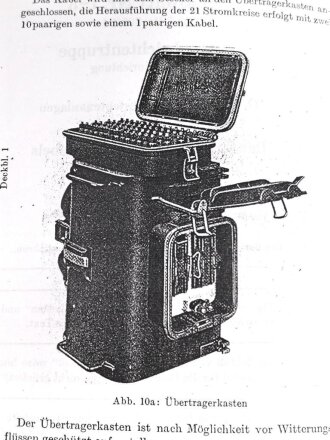 REPRODUKTION L.Dv. 703/1f "Luftnachrichtentruppe, Teil 1 Truppenmäßige Nachrichtenanlagen - Heft f Der Bau des Führungsfernkabels", 102 Seiten, DIN A5