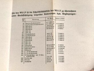 REPRODUKTION D1029/6 "Merkblatt zur Bedienung des Wehrmacht=Rundfunkempfängers WR 1/P", ca. 20 Seiten, DIN A5