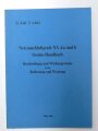 REPRODUKTION D. (Luft) T. 4402  "Netzanschlußgerät NA 4a und b Geräte-Handbuch" DIN A 5, 18 Seiten