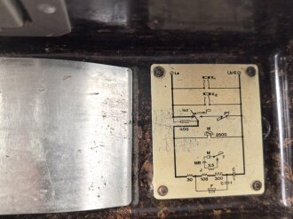 Feldfernsprecher 33 Wehrmacht, datiert 1939, guter Gesamtzustand, Funktion nicht geprüft