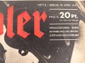 Der Adler "Da - am Horizont der Feind!" Heft Nr. 8  vom 10. April 1941