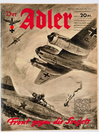 Der Adler "Front gegen die Sowjets!" Heft Nr....