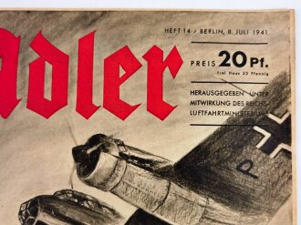 Der Adler "Front gegen die Sowjets!" Heft Nr. 14  vom 8. Julii 1941