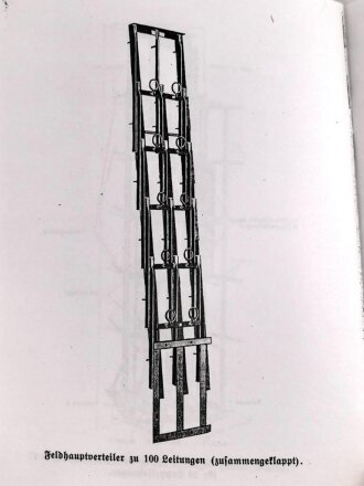 REPRODUKTION L.Dv. 702/1 "Luftnachrichtentruppe, Teil 1 Gerätebeschreibung - Heft 28 Der Feldhauptverteiler zu 60 und 100 Leitungen", 22 Seiten, DIN A5