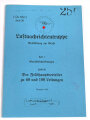 REPRODUKTION L.Dv. 702/1 "Luftnachrichtentruppe, Teil 1 Gerätebeschreibung - Heft 28 Der Feldhauptverteiler zu 60 und 100 Leitungen", 22 Seiten, DIN A5