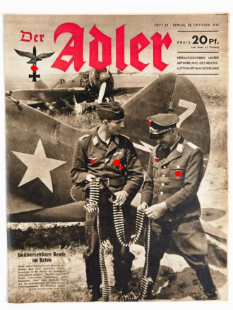 Der Adler "Unübersehbare Beute im Osten" Heft Nr. 22  vom 28. Oktober 1941