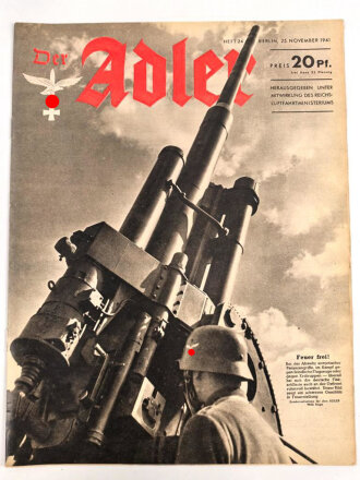 Der Adler "Feuer frei!" Heft Nr. 24  vom 25. November 1941