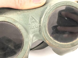 Kriegsmarine, Schutzbrille "Auer Neophan" , weiches Gummi , die Gläser rot getönt