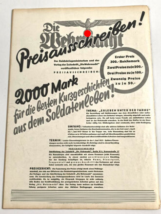 Die Wehrmacht "Die Eroberung des Sprottebruchs", Heft Nr. 10 vom 19. März 1937