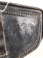 Koffertasche P38 Wehrmacht. Hersteller bdr 41, getragenes Stück in gutem Zustand