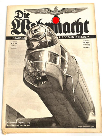 Die Wehrmacht "Die Kanzel der Ju 86, Deutsches...