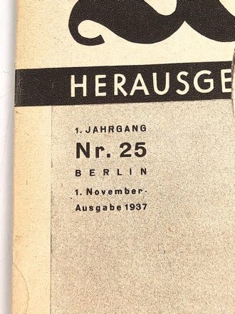 Die Wehrmacht "Die Kanzel der Ju 86, Deutsches Kampfflugzeug", Heft Nr. 25 vom 1. November 1937