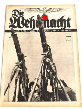 Die Wehrmacht "Wehrmacht - Manöver ", Heft Nr. 21 , Erste September Ausgabe 1937