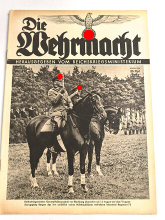 Die Wehrmacht "Das Ringen Im Fernen Osten", Heft Nr. 20 , Zweite August Ausgabe 1937