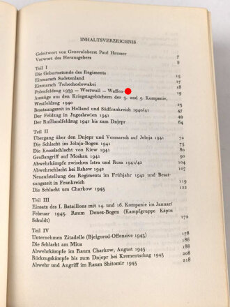 Deutschland nach 1945 "Kameraden bis zum Ende" Der Weg des SS Panzergrenadier Regiments 4 " DF"  459 Seiten, gebraucht, DIN A5