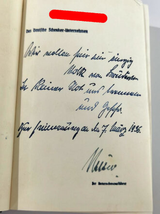 Adolf Hitler " Mein Kampf" Blaue Ganzleinenausgabe von 1936. gebraucht, komplett mit Widmung