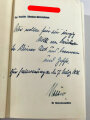 Adolf Hitler " Mein Kampf" Blaue Ganzleinenausgabe von 1936. gebraucht, komplett mit Widmung