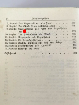 Adolf Hitler " Mein Kampf" Blaue Ganzleinenausgabe von 1939. gebraucht