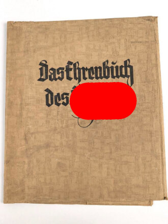 Schutzumschlag "Das Ehrenbuch des Führers"