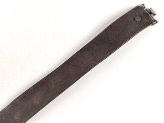 Koppelriemen Wehrmacht, stark eingekürzt, wohl für HJ. Gesamtlänge 81cm