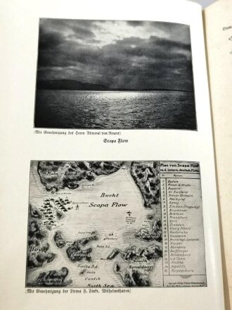 "Scapa Flow - Das Grab der deutschen Flotte" datiert 1921, 155 Seiten, DIN A5, gebraucht