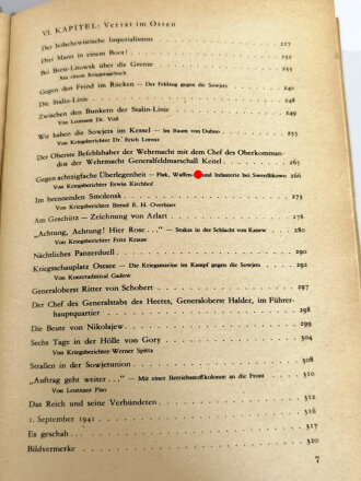 "Die Wehrmacht - Das Buch des Krieges 1940/41" datiert 1941, 320 Seiten, DIN A5, gebraucht