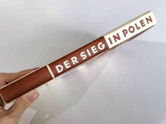 "Der Sieg in Polen" datiert 1940, 174 Seiten, DIN A5, gebraucht