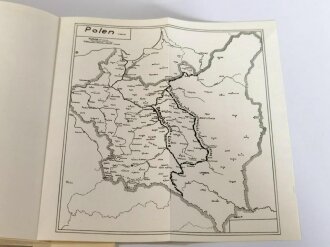 "Der Sieg in Polen" datiert 1940, 174 Seiten, DIN A5, gebraucht