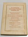 "2. Deutsche Architektur- und Kunsthandwerkausstellung - Offizieller Ausstellungskatalog", datiert 1938, DIN A5, gebraucht