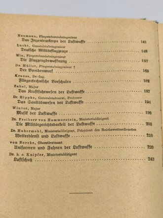 "Das Buch von der Luftwaffe", 259 Seiten, DIN A5, gebraucht